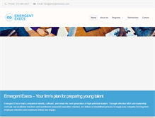 Tablet Screenshot of emergentexecs.com